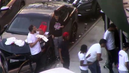 Lustful idiot think car is a food table