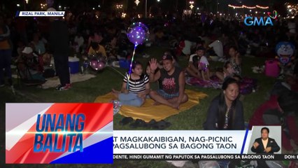 Pamilya at Kaibigan Nag-Picnic sa Luneta para Salubungin ang Bagong Taon 🎉