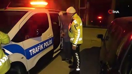 Bursa’da yılbaşı gecesi lüks aracıyla polise yakalandı