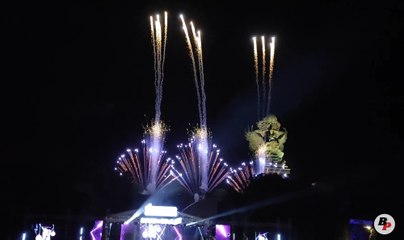 KEMBANG API TERBESAR DI BALI Sambut Pergantian Tahun 2023/2024