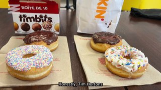 Dunkin' Donuts vs. Tim Hortons Taste Test