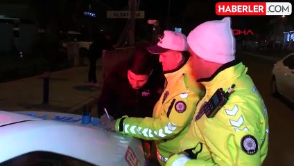 İzmir'de Yeni Yıl Kutlamalarında Alkollü Sürücüye Cezai İşlem