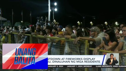 New Year Countdown & fireworks display ng Bacolod LGU, dinaluhan ng mga residente | UB