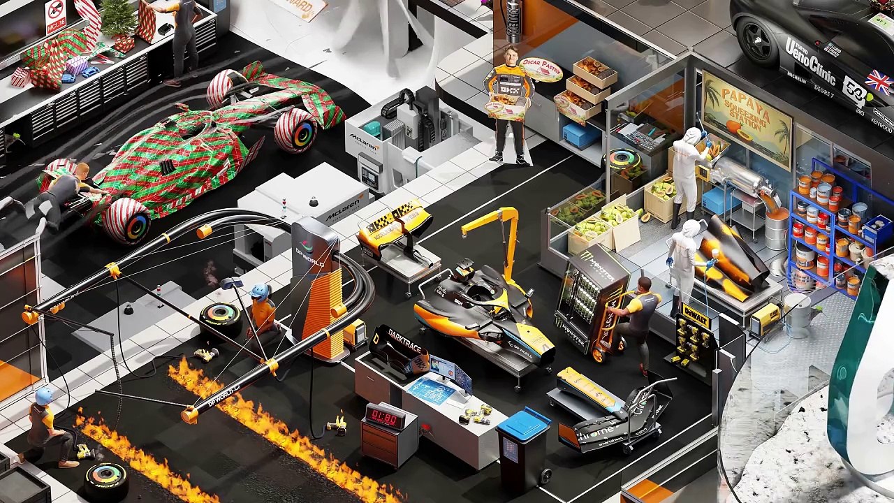 2023 Season's Greetings Card, it was sent to me by the McLaren Racing Team as a gift.