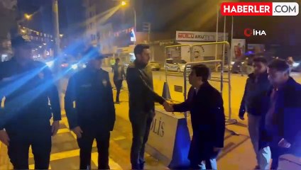 Sınır hattında görevli güvenlik güçleri unutulmadı