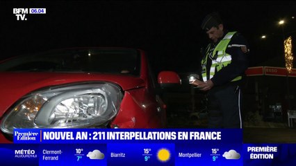 Nouvel An: 211 personnes interpellées en France dans la nuit de dimanche à lundi