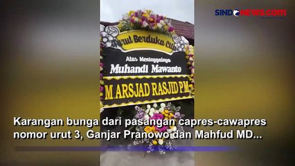 Ganjar-Mahfud Kirim Karangan Bunga untuk Relawannya yang jadi Korban Tewas dalam Bentrokan