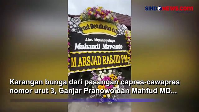 Ganjar-Mahfud Kirim Karangan Bunga untuk Relawannya yang jadi Korban Tewas dalam Bentrokan