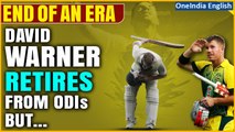 Australian cricketer David Warner confirms his retirement from ODIs as well as Tests | Oneindia News