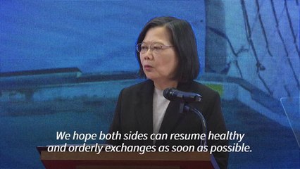 Taiwan President urges China towards 'peaceful coexistence'
