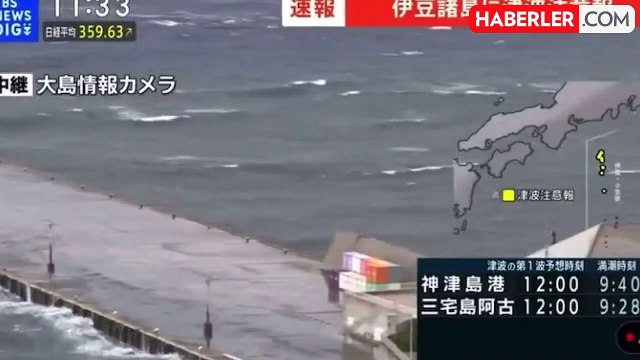 Japonya'da 7.4 büyüklüğünde deprem! Tsunami uyarısı verildi