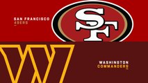 San Francisco 49ers vs. Washington Commanders, nfl football highlights, NFL 2023 Week 17