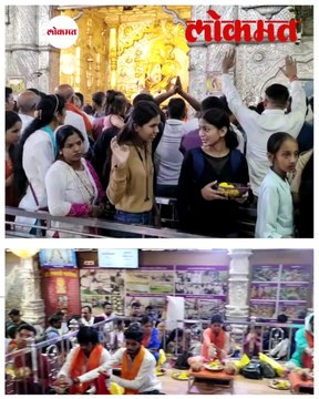 पुणेकरांच्या नवीन वर्षाची सुरुवात मंगलमय, बाप्पाच्या दर्शनासाठी अलोट गर्दी