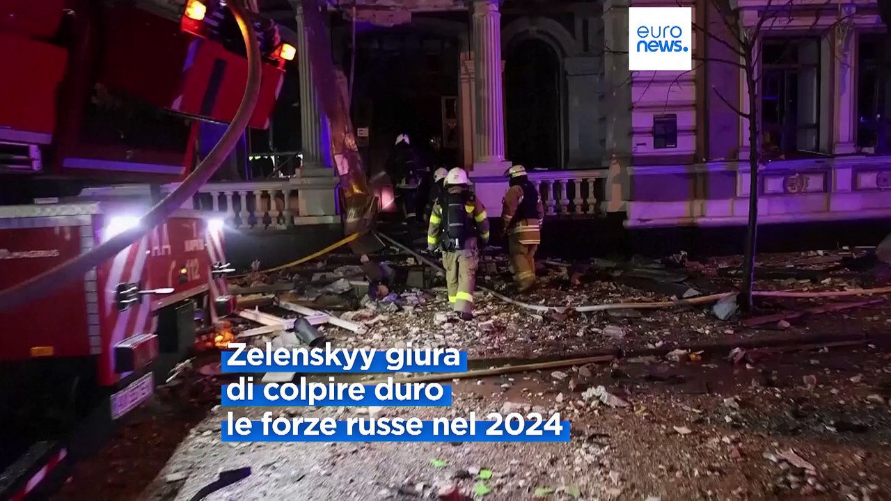 In Ucraina pioggia di droni e missili russi, Zelensky: "Nel 2024 colpiremo duro"
