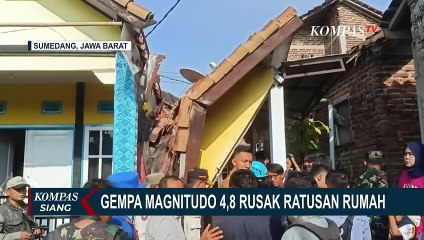 Download Video: Ratusan Rumah di Sumedang Hancur Akibat Gempa Bumi Magnitudo 4,8: 138 Rusak Ringan, 10 Parah