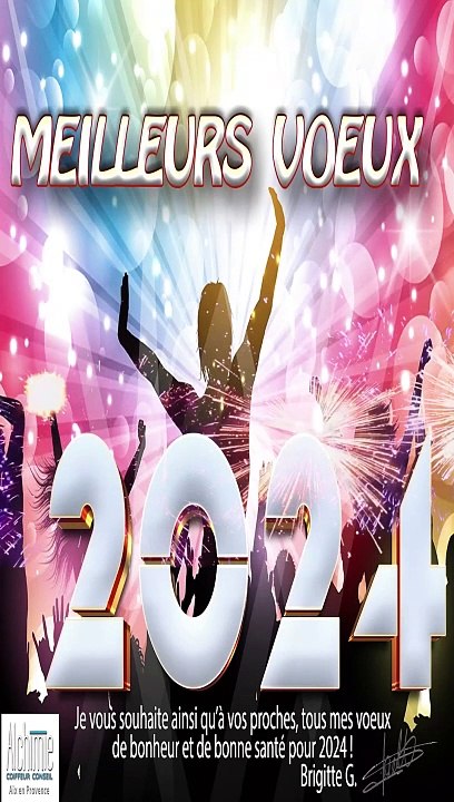 Bonne Année 2024 coiffeur coloriste Aix en Provence Alchimie 13100