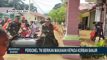 Banjir hingga 120 CM, 1.200 Rumah di Rokan Hulu Riau Terdampak!