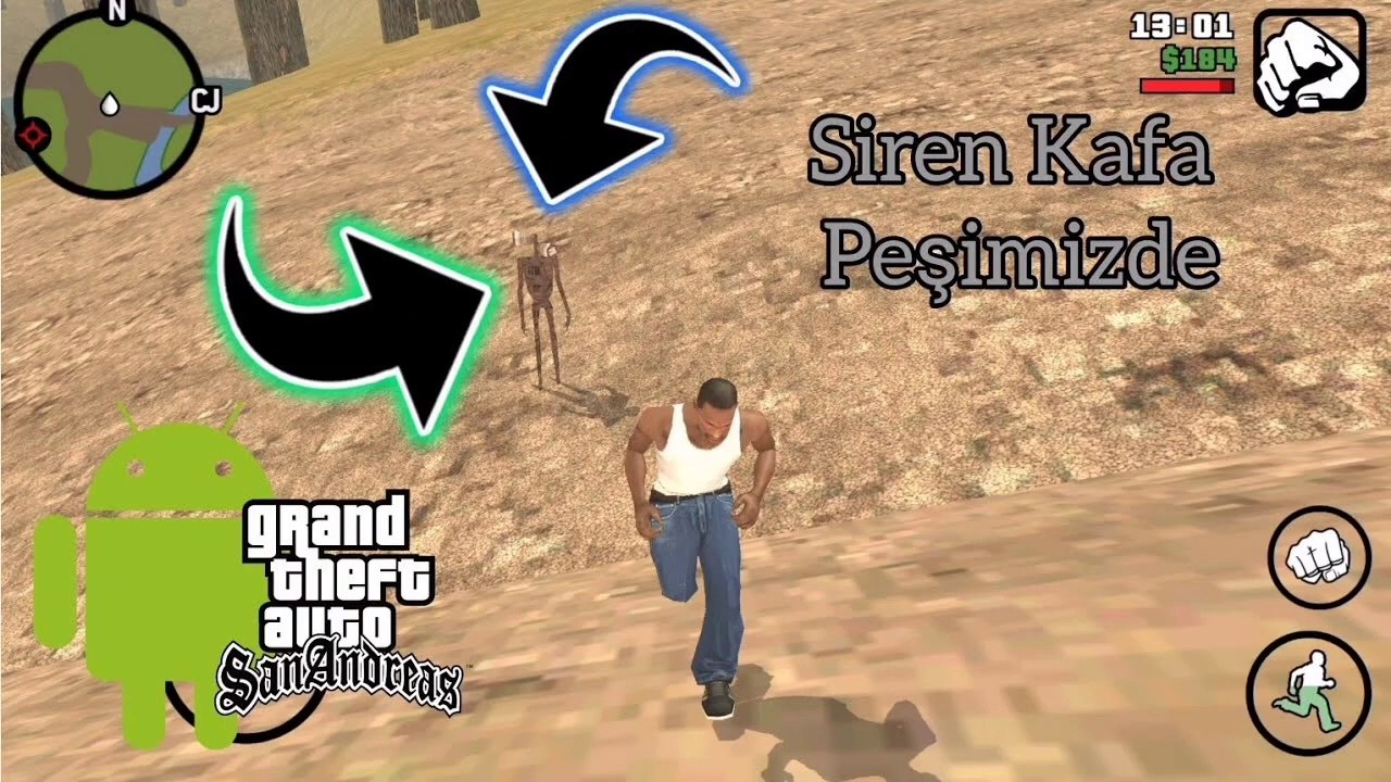 "GTA_SA" SİREN KAFANIN OĞLU CJ' in PEŞİNDE !!!