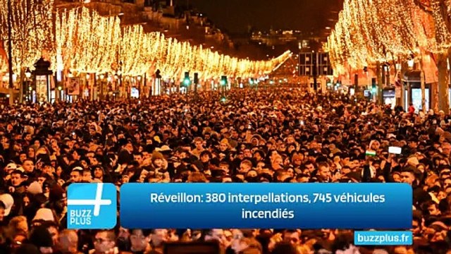 Réveillon: 380 interpellations, 745 véhicules incendiés