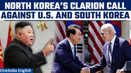 Скачать видео: Kim Jong-Un Orders Military to ‘Thoroughly’ React against U.S. and South Korean Provocation|Oneindia