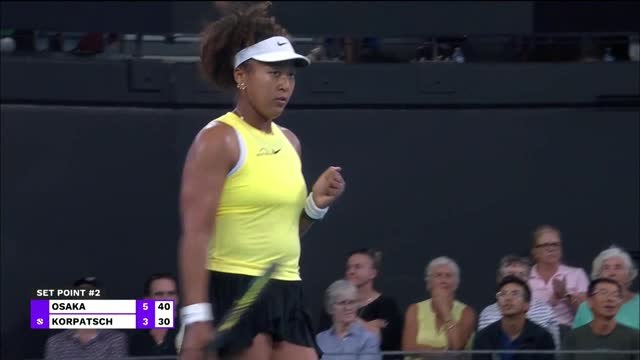 Osaka makes winning return in Brisbane