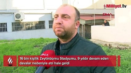 İstanbul'da kaderine terk edilen stadyum! 9 yıldır in cin top oynuyor