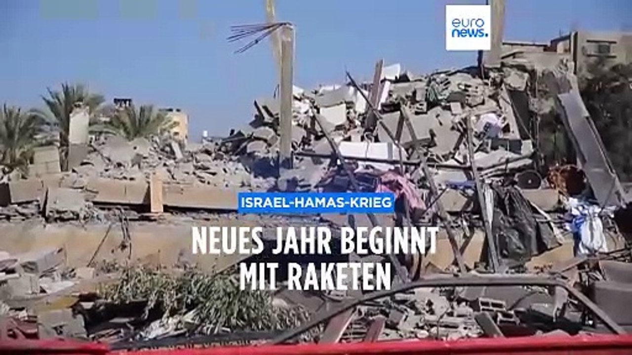 Hamas beginnt das Jahr 2024 mit einem Raketenhagel auf Israel