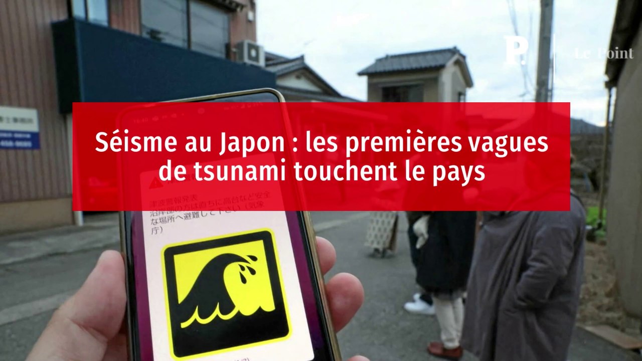 Séismes au Japon : les premières vagues de tsunami touchent le pays