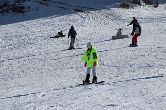 Kartalkaya Kayak Merkezi’nde yılbaşı yoğunluğu yaşanıyor
