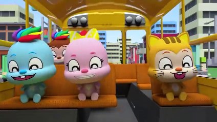 Wheels On The Bus Good Habits Song _ Super Lime And Toys Nursery Rhymes & Kids Songs