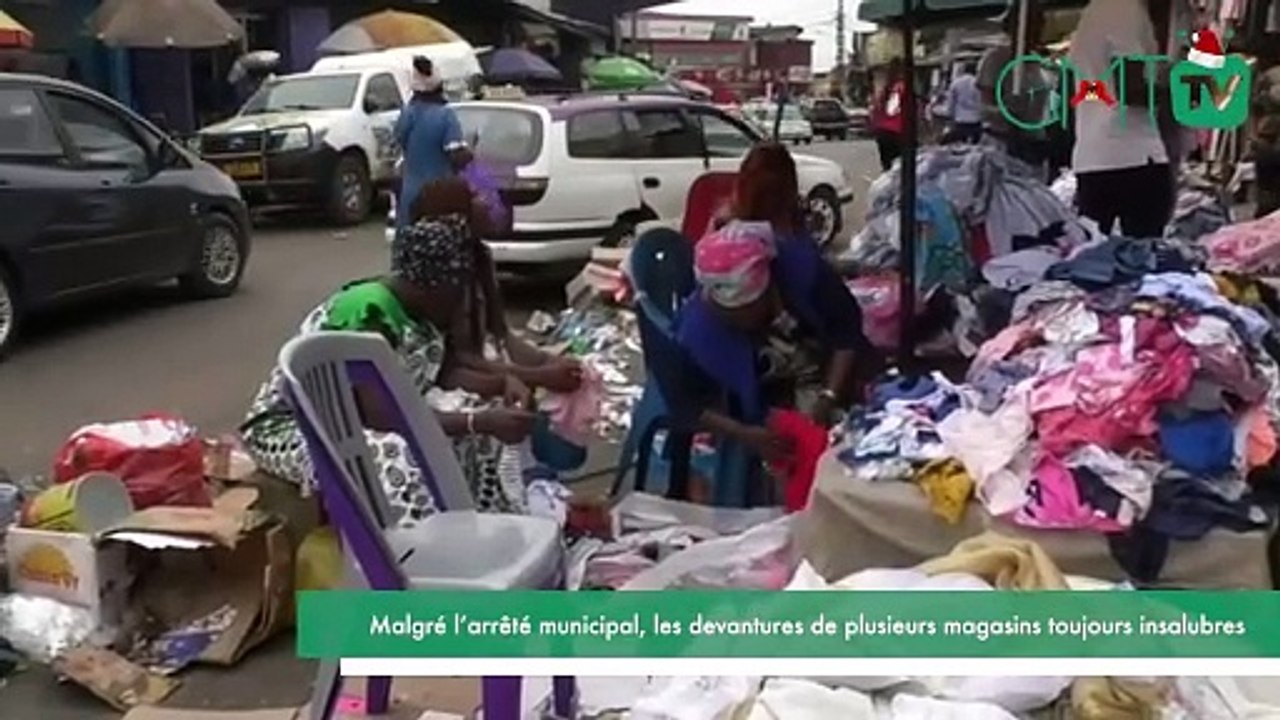 [#Reportage] Libreville : malgré l’arrêté municipal, les devantures de plusieurs magasins toujours insalubres