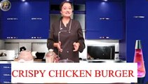 क्रिस्पी चिकन बर्गर | Crispy Chicken Burger | Chicken Burger Recipe