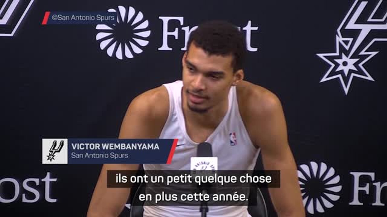 Spurs - Wembanyama : "Les Celtics ont un petit quelque chose en plus cette année"