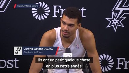 Spurs - Wembanyama : "Les Celtics ont un petit quelque chose en plus cette année"