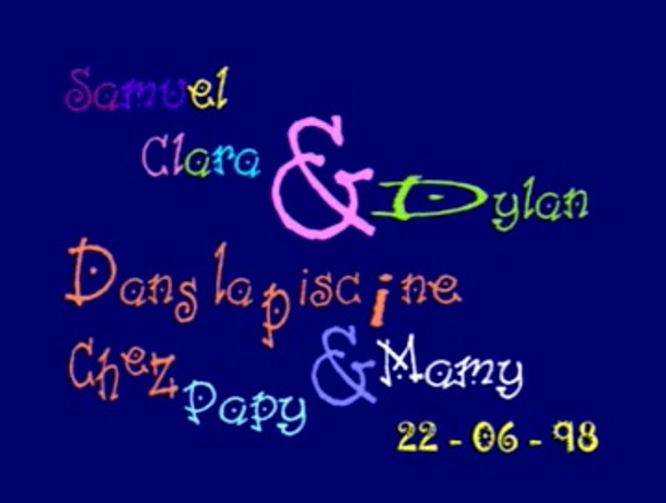 Piscine 26 Juin 1998