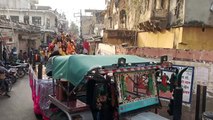 A procession was taken out in Ayodhya to commemorate the consecration of Shri Ram Lal.