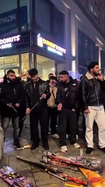 UPDATE: Chaos in Berlin as fireworks are being shot on everything that is moving