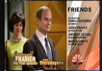 Friends' Series Finale NBC Split Screen Credits (Four or Five NBC Local Affiliates)