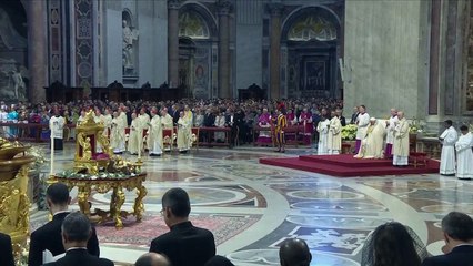 Papa Francisco destaca a importância da mulher durante missa de Ano Novo