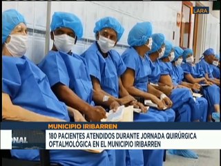 Lara | Más de 180 pacientes fueron atendidos en jornada quirúrgica oftalmológica