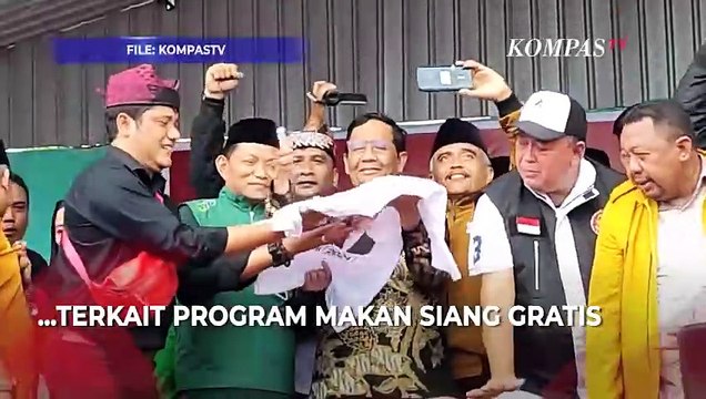 Gibran Jawab Santai Kritikan Mahfud MD soal Program Makan Siang Gratis