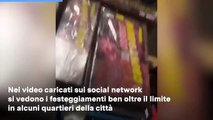 Capodanno a Milano, una notte di follia: batterie di fuochi d'artificio in mezzo alla strada e spari con le pistole