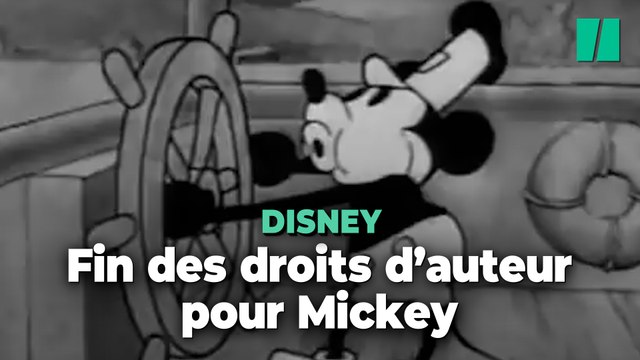 Le personnage de Mickey n’est plus la propriété exclusive de Disney, mais tombe dans le domaine public