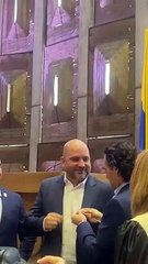 Impisición de escudo Andrés Bedoya diputado por Federico Gutiérrez