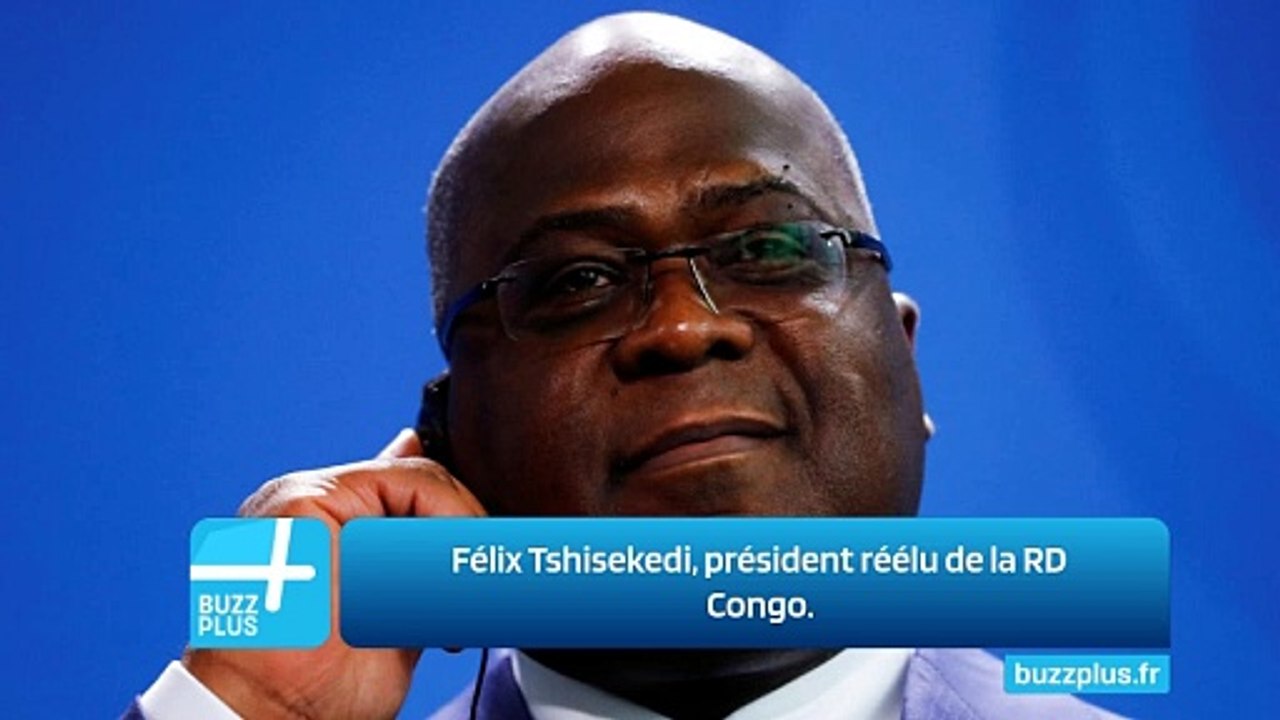 Félix Tshisekedi, président réélu de la RD Congo.