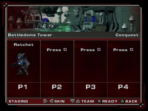 Ratchet: Gladiator online multiplayer - ps2