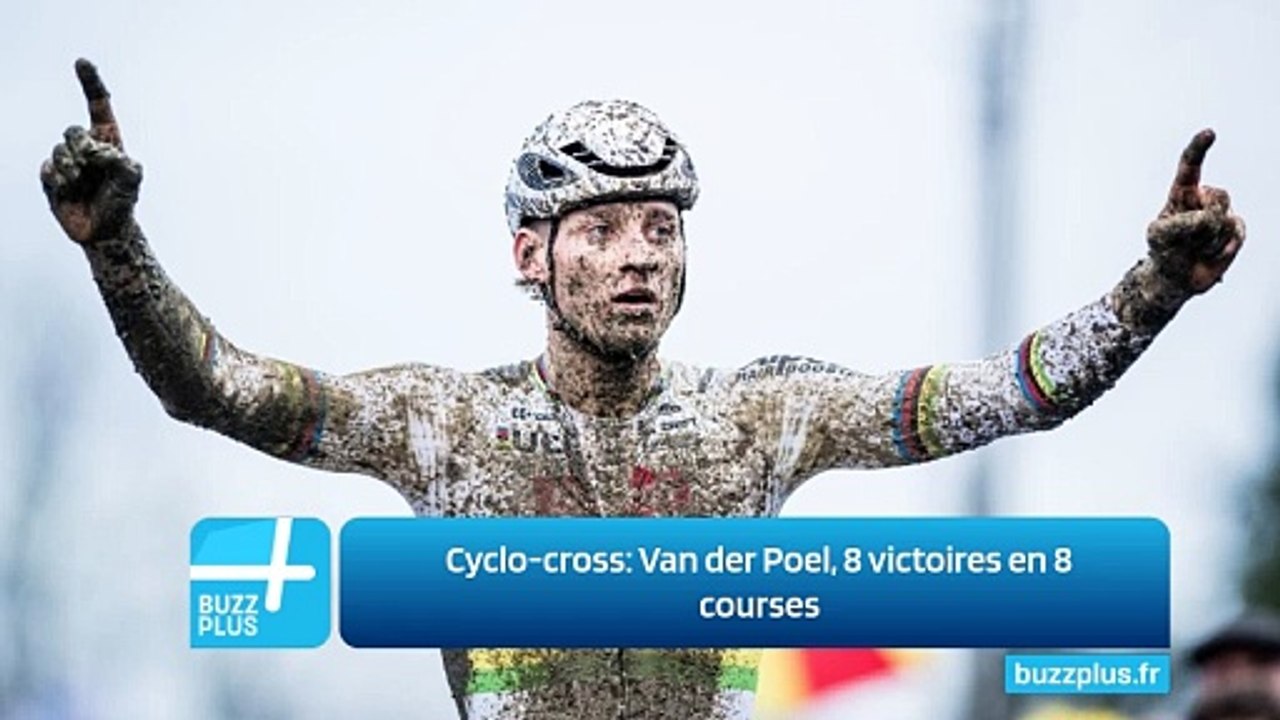 Cyclo-cross: Van der Poel, 8 victoires en 8 courses
