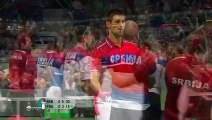 Day 2/3 Davis Cup 2010 Final - Djokovic VS Monfils Extended Highlights