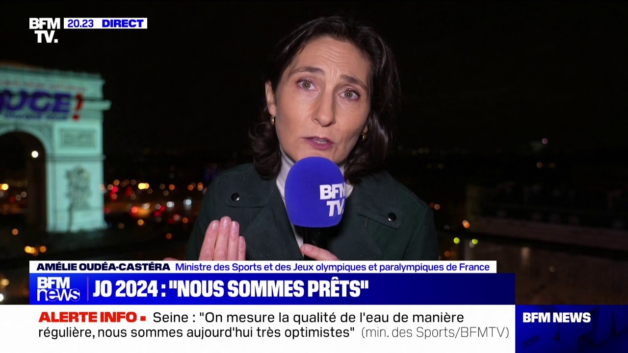 Paris 2024: "Nos athlètes vont nous donner envie de nous inscrire dans des clubs de sport" selon Amélie Oudéa-Castéra, ministre des Sports