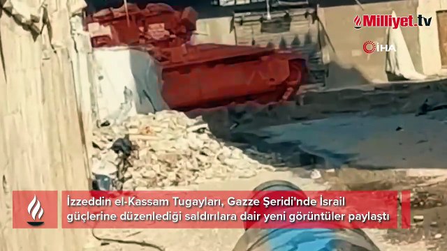 Kassam Tugayları’ndan İsrail’e ait zırhlı araçlara roket saldırısı